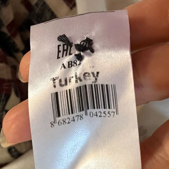 Anthropologie EXQUISE Geometric Print Linen Romper M NWOT - Picture 8 of 11